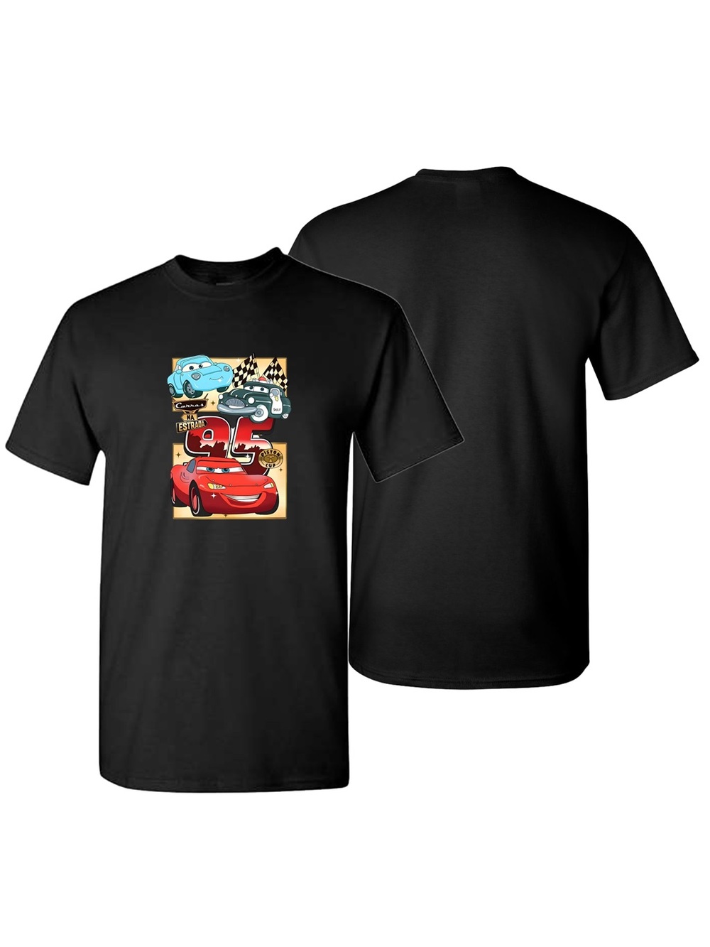 Cars NA Estrada Cotton T-Shirt Black